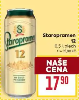 Billa Staropramen 12 nabídka