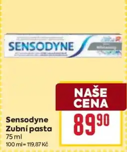 Billa Sensodyne zubní pasta nabídka