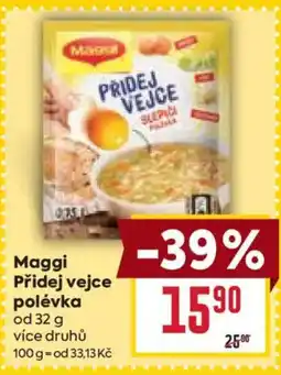 Billa Maggi přidej vejce polévka nabídka