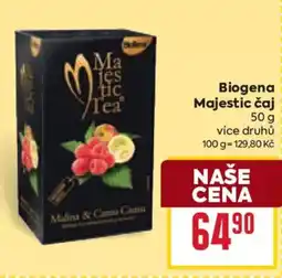 Billa Biogena Majestic čaj nabídka