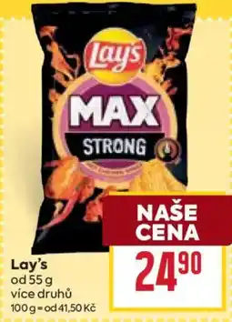 Billa Lay's max strong nabídka