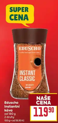 Billa Eduscho instantní káva nabídka