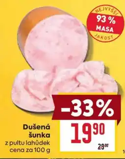 Billa Dušená šunka nabídka