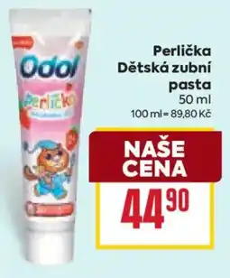 Billa Odol Perička Dětská zubní pasta nabídka