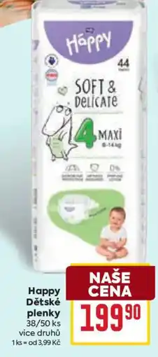 Billa Happy Dětské plenky nabídka
