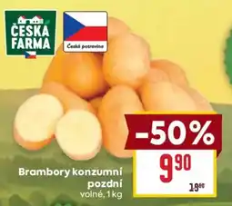 Billa Česká Farma brambory konzumní pozdní volné nabídka