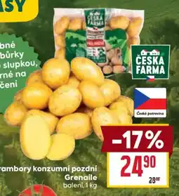Billa Česká farma rambory konzumní pozdní Grenaille nabídka
