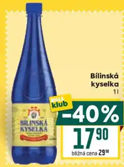 Billa Bílinská kyselka nabídka