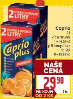 Billa Caprio plus pomeranč nabídka