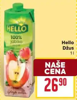 Billa Hello Džus nabídka