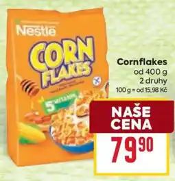 Billa Nestlé corn flakes nabídka