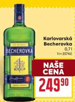Billa Becherovka nabídka