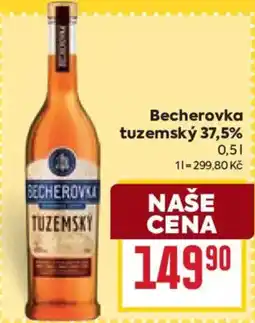 Billa Becherovka tuzemsky nabídka