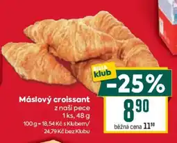 Billa Billa klub Máslový croissant nabídka