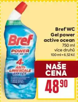 Billa Bref WC Gel power active ocean nabídka