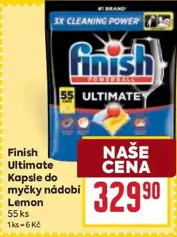 Billa Finish Ultimate Kapsle do myčky nádobí Lemon nabídka