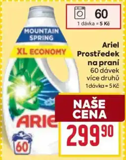 Billa Ariel prostředek na praní nabídka