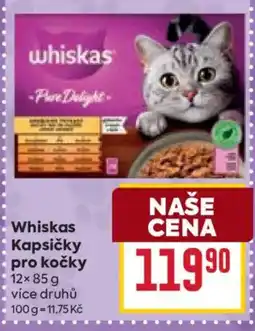 Billa Whiskas kapsičky pro kočky nabídka