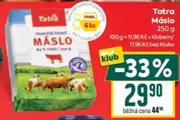 Billa Tatra Máslo nabídka