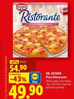 Lidl DR. OETKER Pizza Ristorante, 340 g a další nabídka