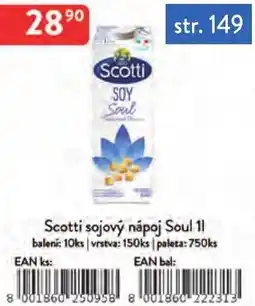 Qanto Scotti sojový nápoj Soul 1l nabídka