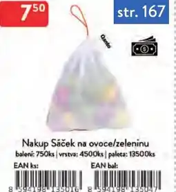 Qanto Omla Sáček na ovoce/zeleninu nabídka