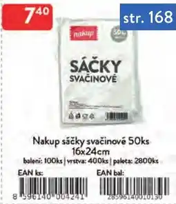 Qanto Nakup sáčky svačinové nabídka