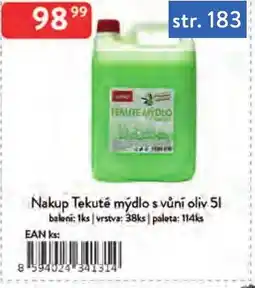 Qanto Tekuté mýdlo s vůní oliv 5l nabídka