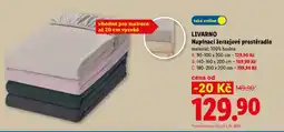 Lidl LIVARNO Napínací žerzejové prostěradlo nabídka