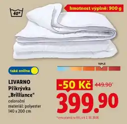 Lidl LIVARNO Přikrývka „Brilliance“ nabídka