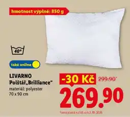 Lidl LIVARNO Polštář „Brilliance“ nabídka