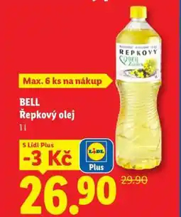 Lidl BELL Řepkový olej nabídka