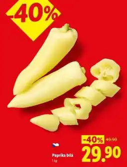 Lidl PAPRIKA BÍLÁ nabídka