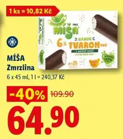 Lidl Míša Zmrzlina nabídka