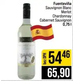 Jip Fuenteviña Sauvignon Blanc Merlot Chardonnay Cabernet Sauvignon nabídka