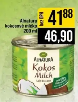 Jip Alnatura kokosové mléko nabídka