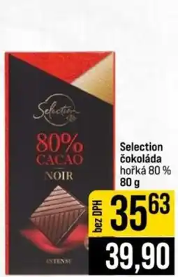 Jip Selection čokoláda hořká 80 % nabídka