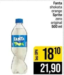 Jip Fanta shokata orange Sprite zero original nabídka