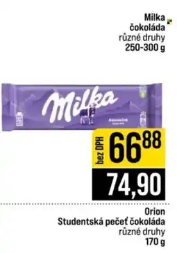 Jip Milka čokoláda nabídka