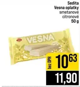 Jip Sedita Vesna oplatky smetanové citronové nabídka