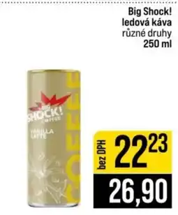 Jip Big Shock! ledová káva nabídka