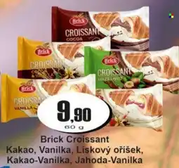 Adam Brick Croissant Kakao, Vanilka, Liskový oříšek, Kakao-Vanilka, Jahoda-Vanilka nabídka