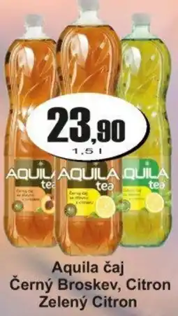 Adam Aquila čaj Černý Broskev, Citron Zelený Citron nabídka