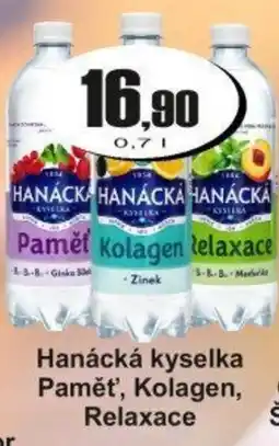 Adam Hanácká kyselka Paměť', Kolagen, Relaxace nabídka