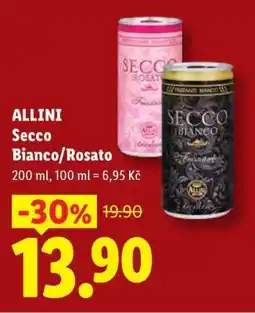Lidl ALLINI Secco bianco rosato nabídka