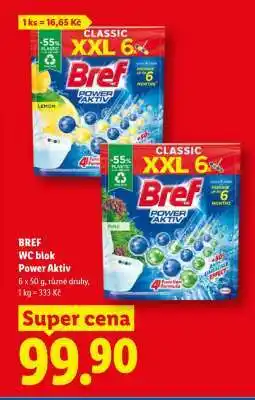 Lidl Bref WC blok Power aktiv nabídka
