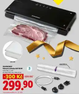 Lidl Silvercrest Vakuová svářečka fólií 130 W nabídka