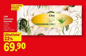Cien Kosmetické kapesníky