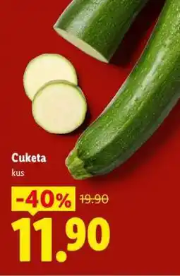Lidl CUKETA nabídka