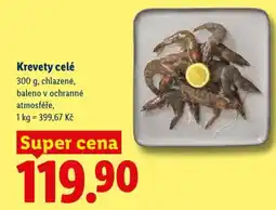 Lidl Krevety celé nabídka